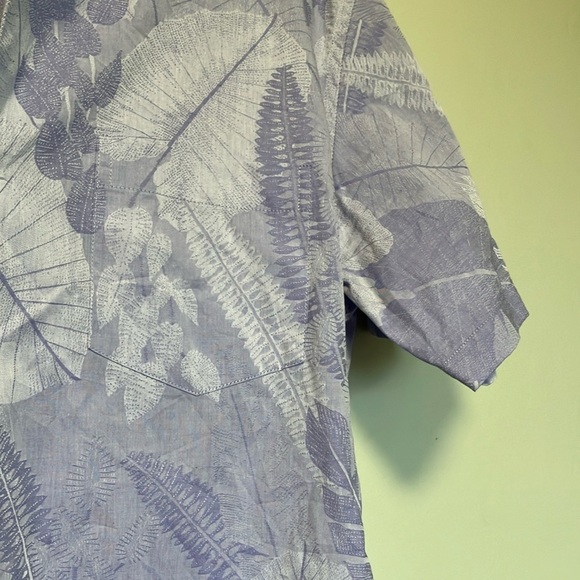 NWT Tori Richard Purple Casual Button Down Shirt - Picture 5 of 8